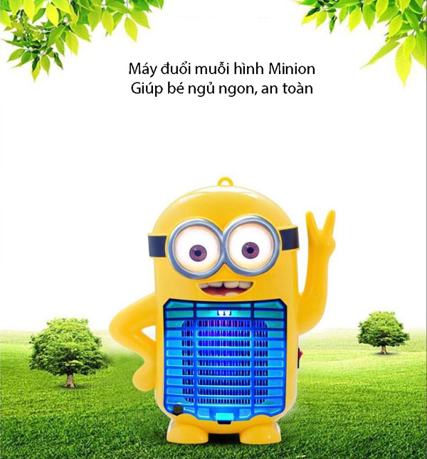 Đèn bắt muỗi minion cực dễ thương