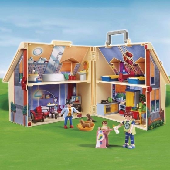 Đồ chơi nhập vai Playmobil NHÀ BÚP BÊ XÁCH TAY