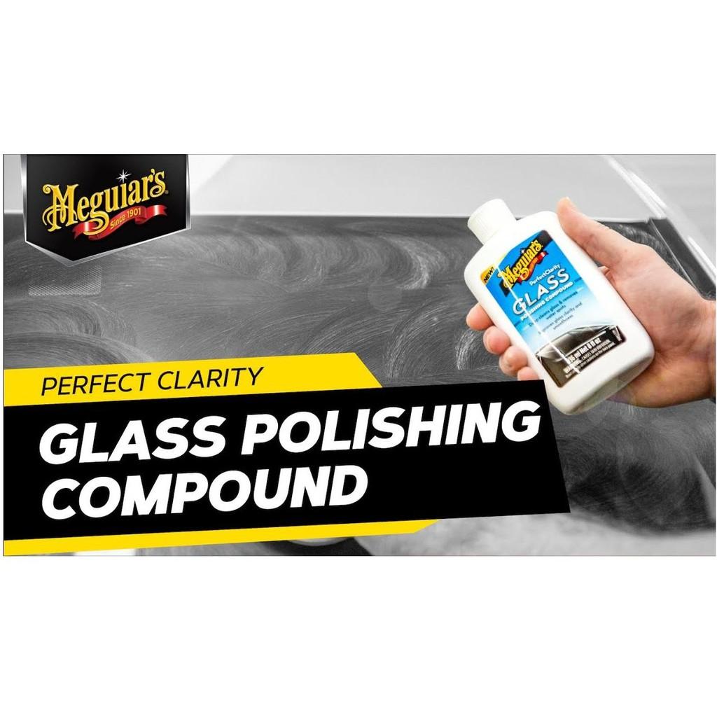 Meguiar's Xi đánh bóng kính xe ô tô, Glass Polishing Compound - G8408, 8 fl oz, 236 ml