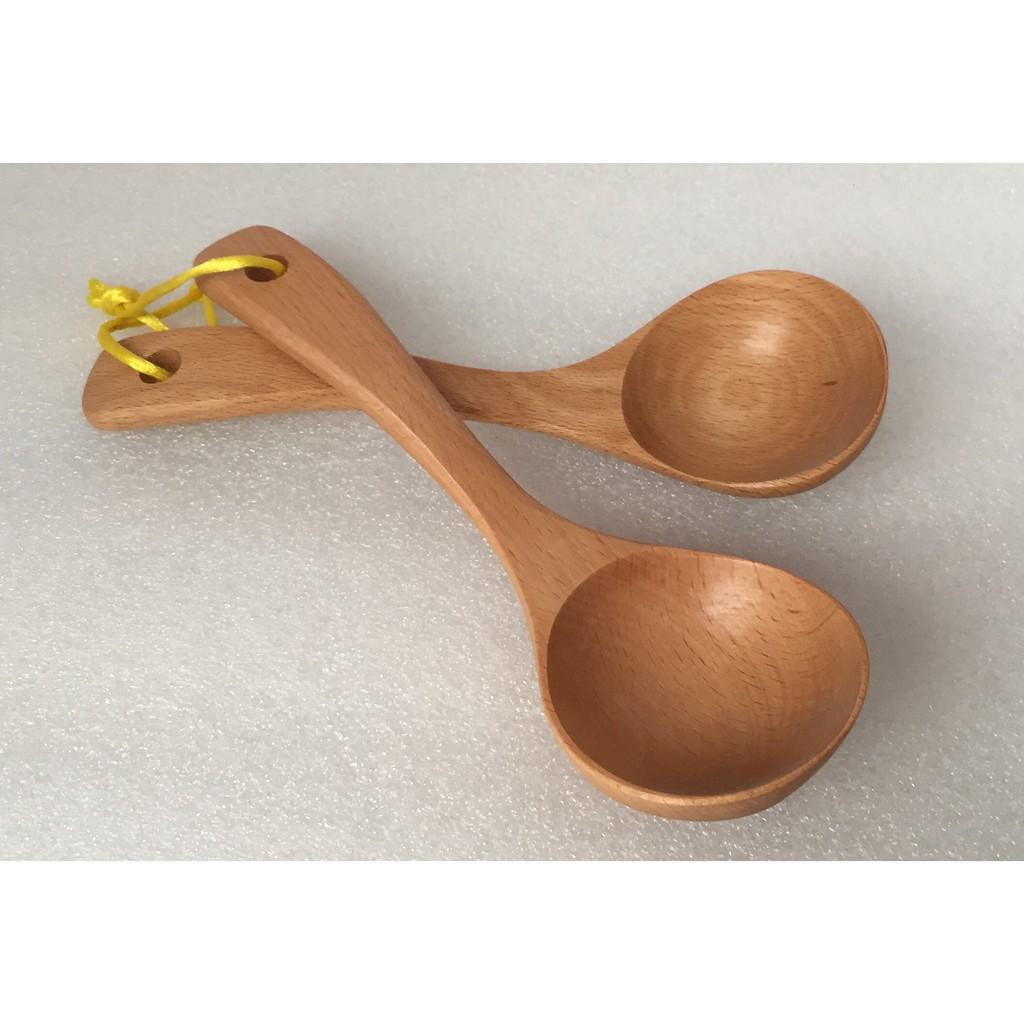 BỘ 2 VÁ CANH GỖ BEECH LỚN 25CM