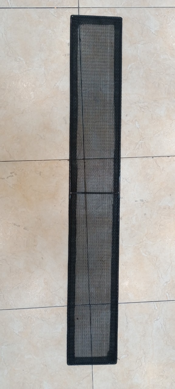 Lưới lọc bụi cho cửa gió hồi 1000x150 lươi lọc thô lưới đen