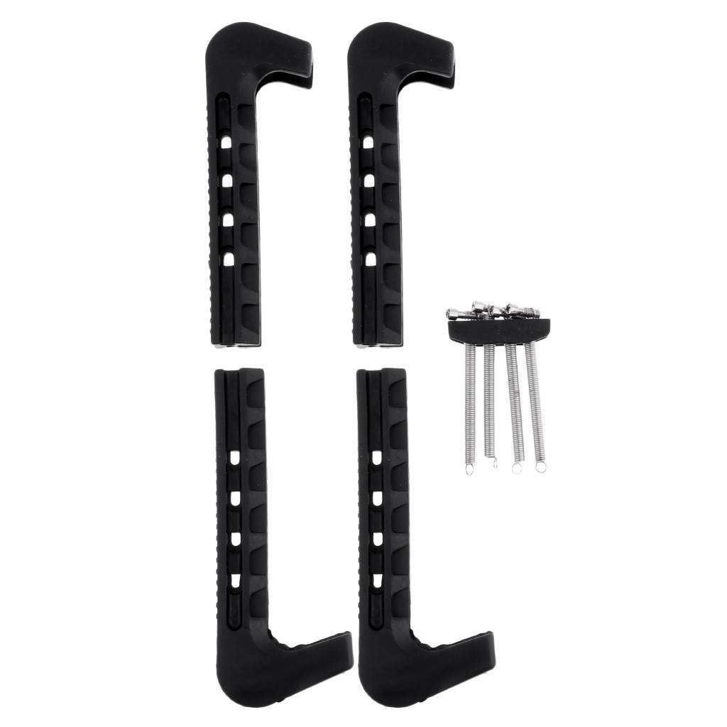 2 Pair Soft Plastic Ice Hockey Figure Skate Blade Guard Cover Protector