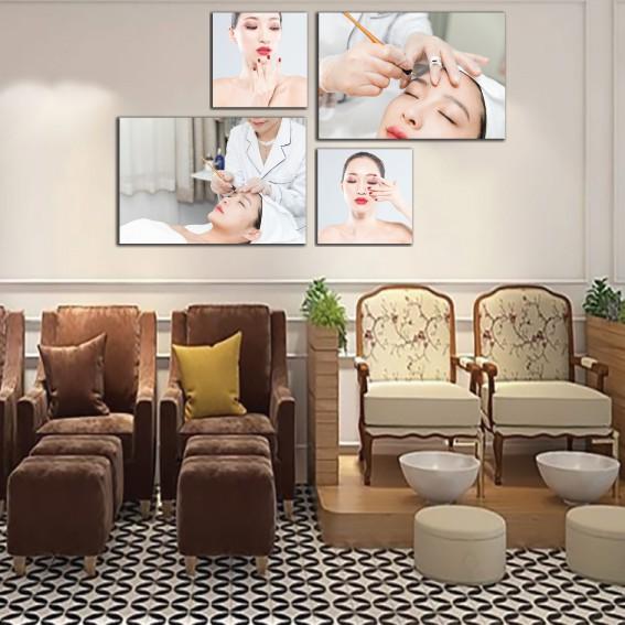 Tranh spa trang trí tiệm nối mi, dán mí, phun xăm thẩm mỹ
