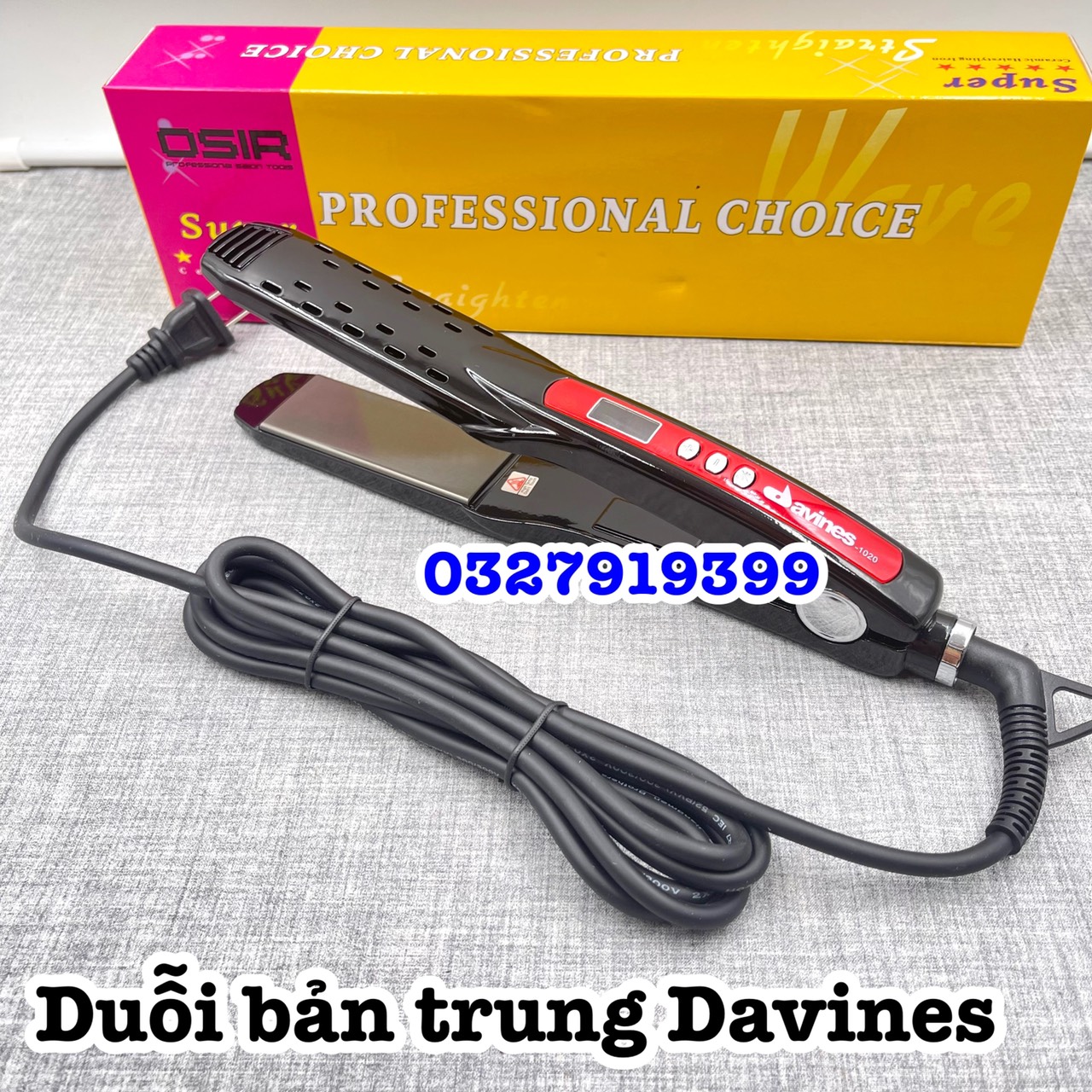 Máy duỗi tóc cao cấp Davines 1020 - bản trung có màn hình