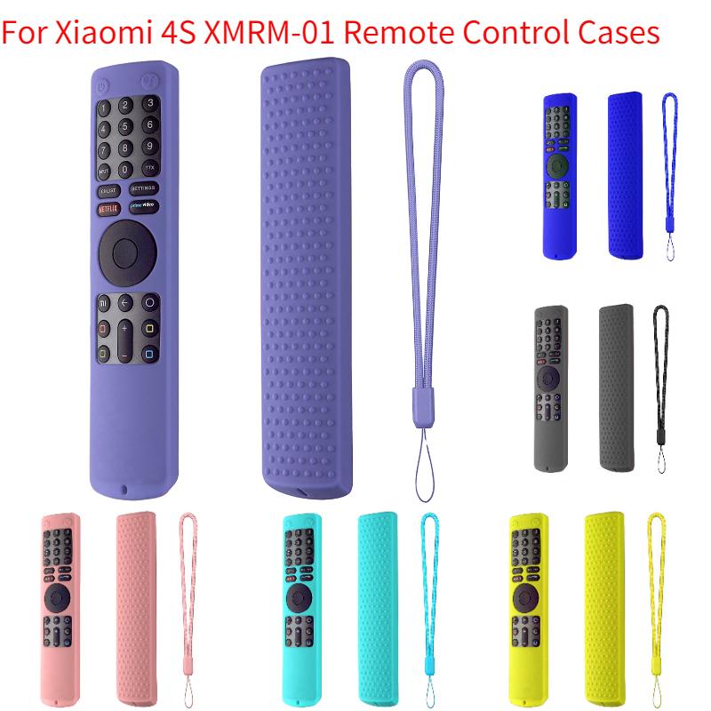 Vỏ điều khiển từ xa cho TV thông minh Xiaomi Mi 4S Vỏ bọc điều khiển từ xa chống nước bằng silicon Bảo vệ chống sốc có dây buộc Màu sắc: Đen