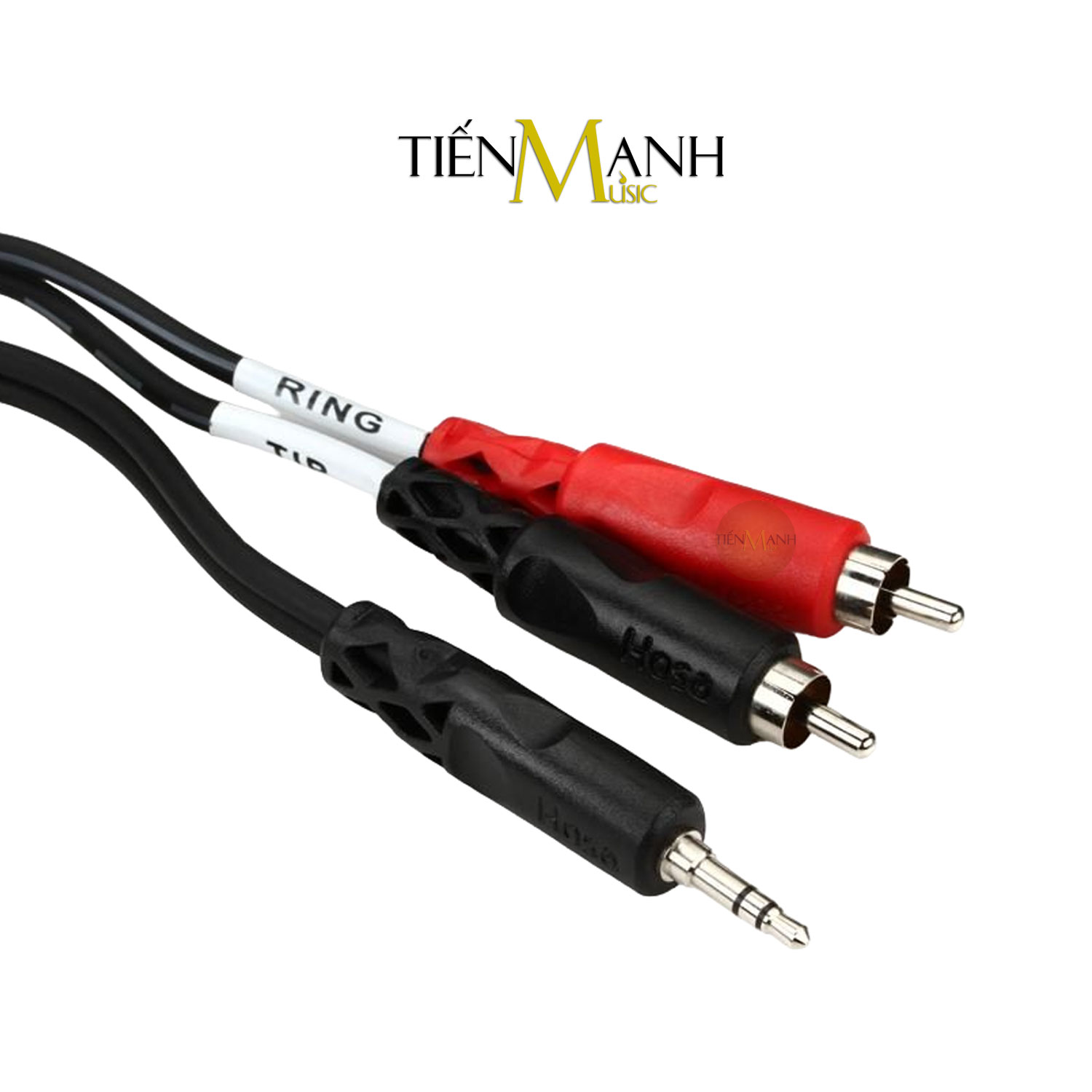 Hình ảnh Dây Cáp Chia Tín Hiệu Chữ Y Hosa Đầu 3ly Stereo TRS Sang 2 Đầu Hoa Sen RCA CMR-203, CMR-206, CMR-210, CMR-215, CMR-225 Hàng Chính Hãng - Kèm Móng Gẩy DreamMaker