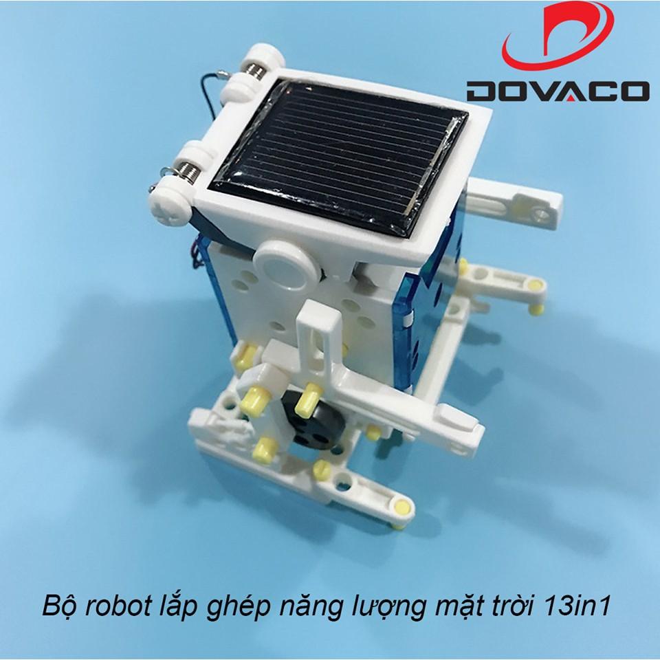 Bộ Robot lắp ghép sử dụng pin năng lượng mặt trời 13 in 1