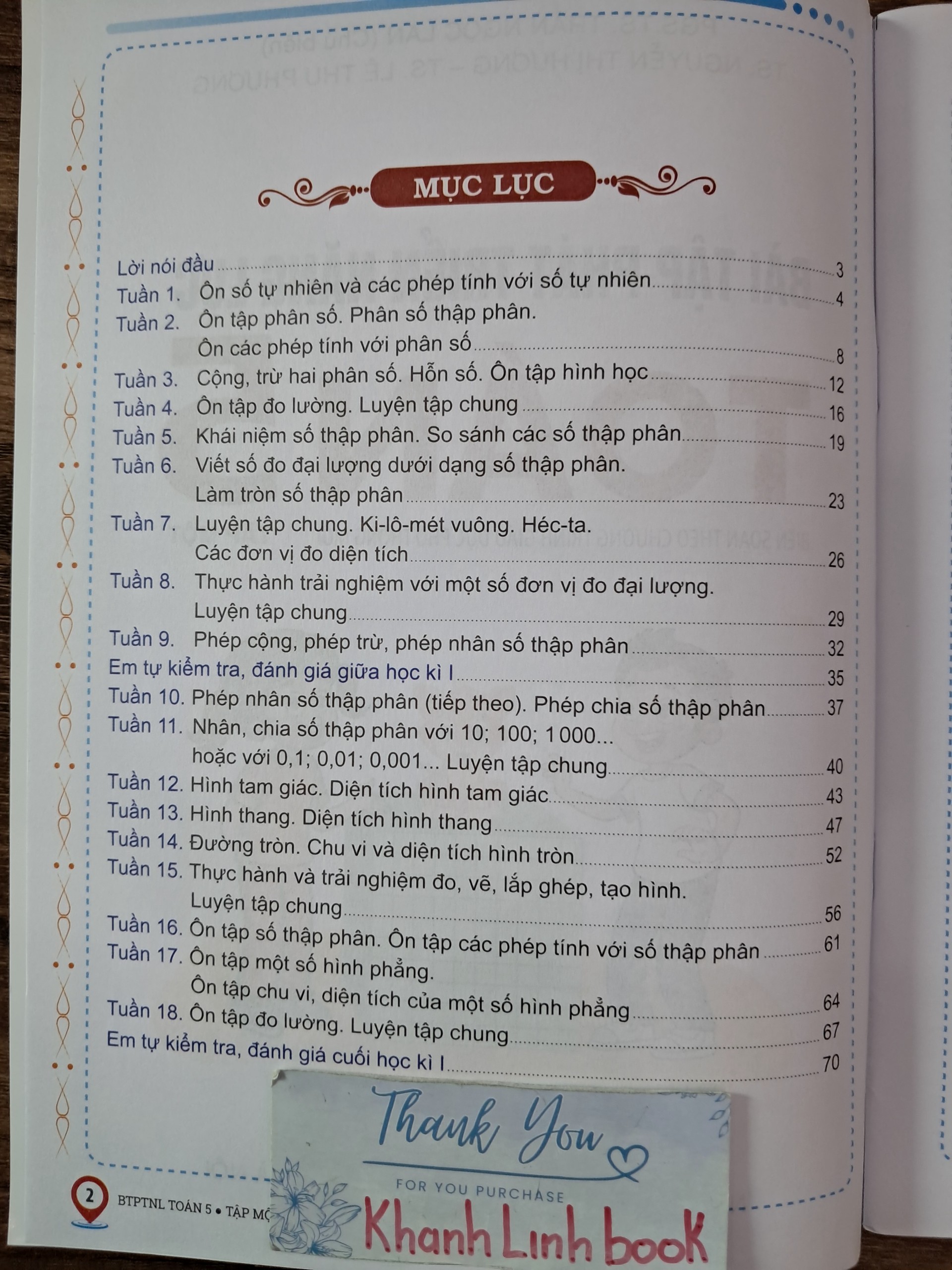Sách - Bài tập Phát triển năng lực toán 5 - tập 1 (Kết Nối)