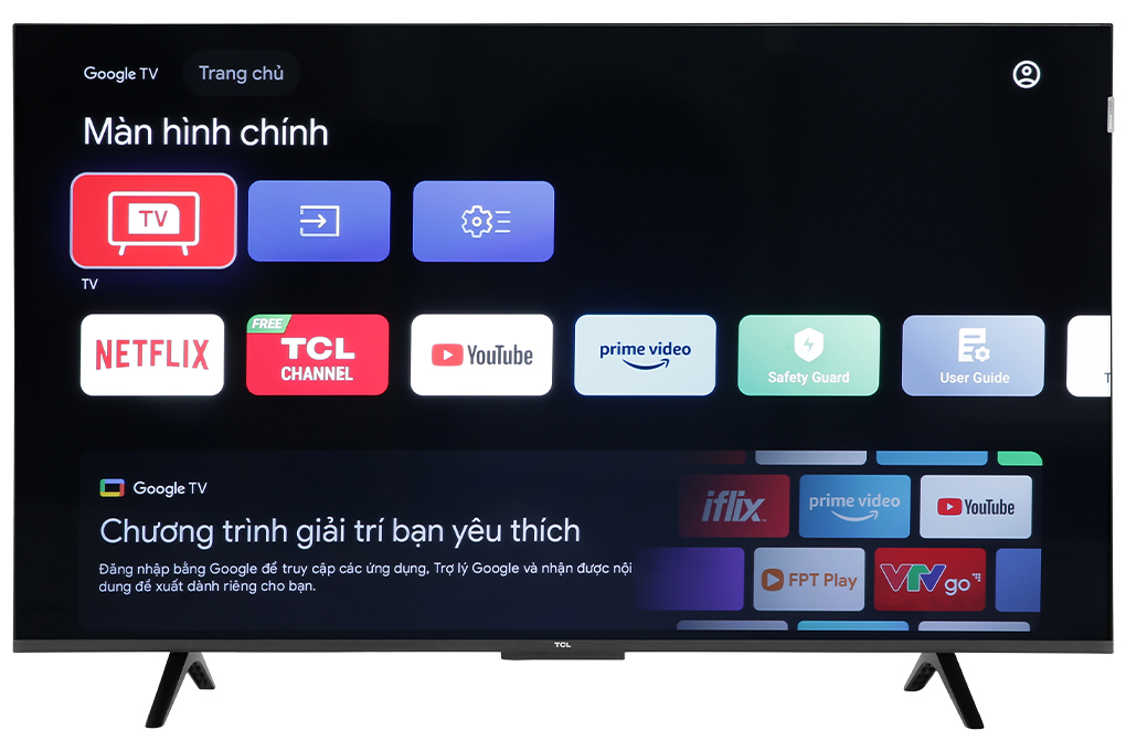 43C69B - Google Tivi QLED TCL 4K 43 inch 43C69B - Hàng Chính Hãng - Chỉ Giao Hồ Chí Minh