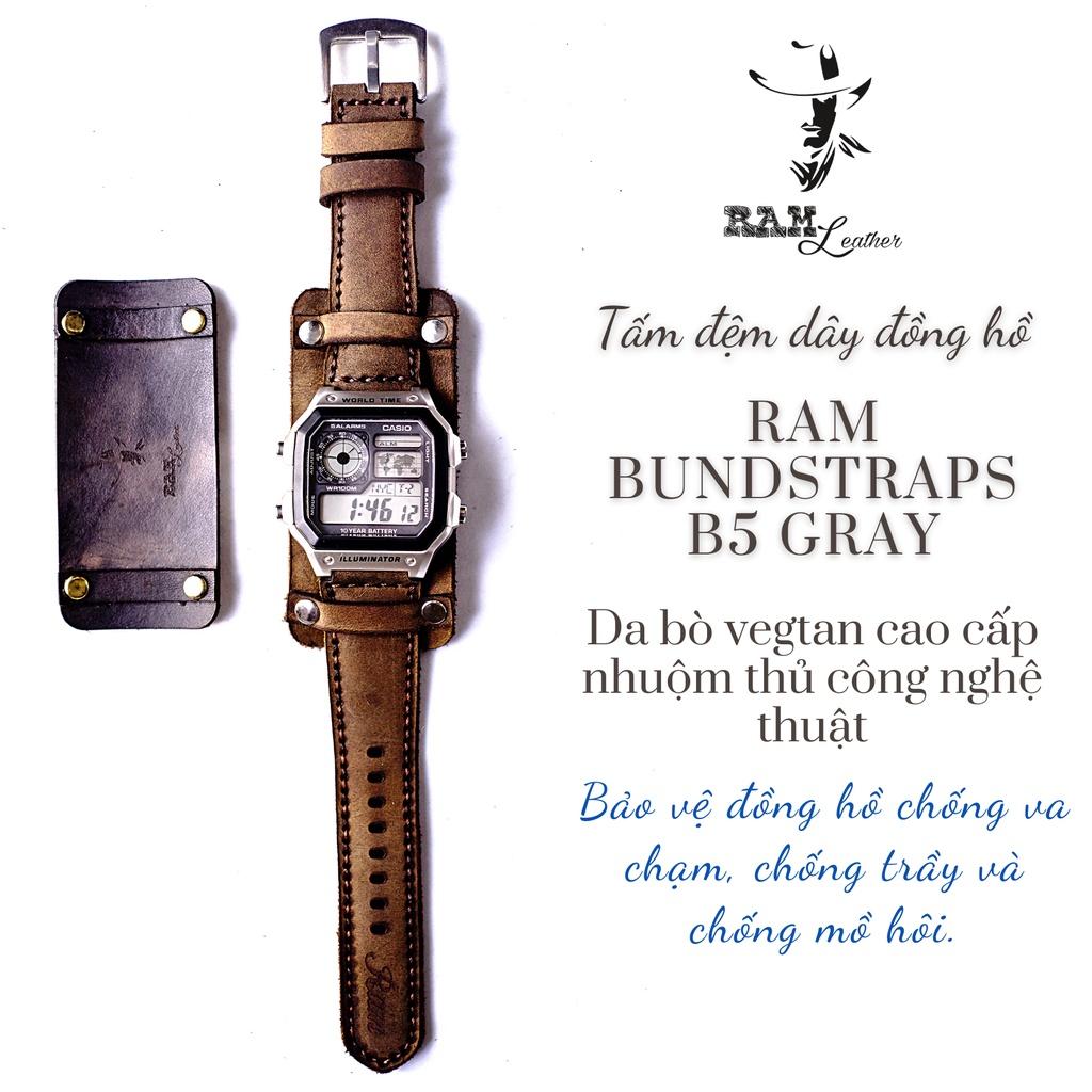 Tấm Bundstrap da bò vegtan B5 - RAM
