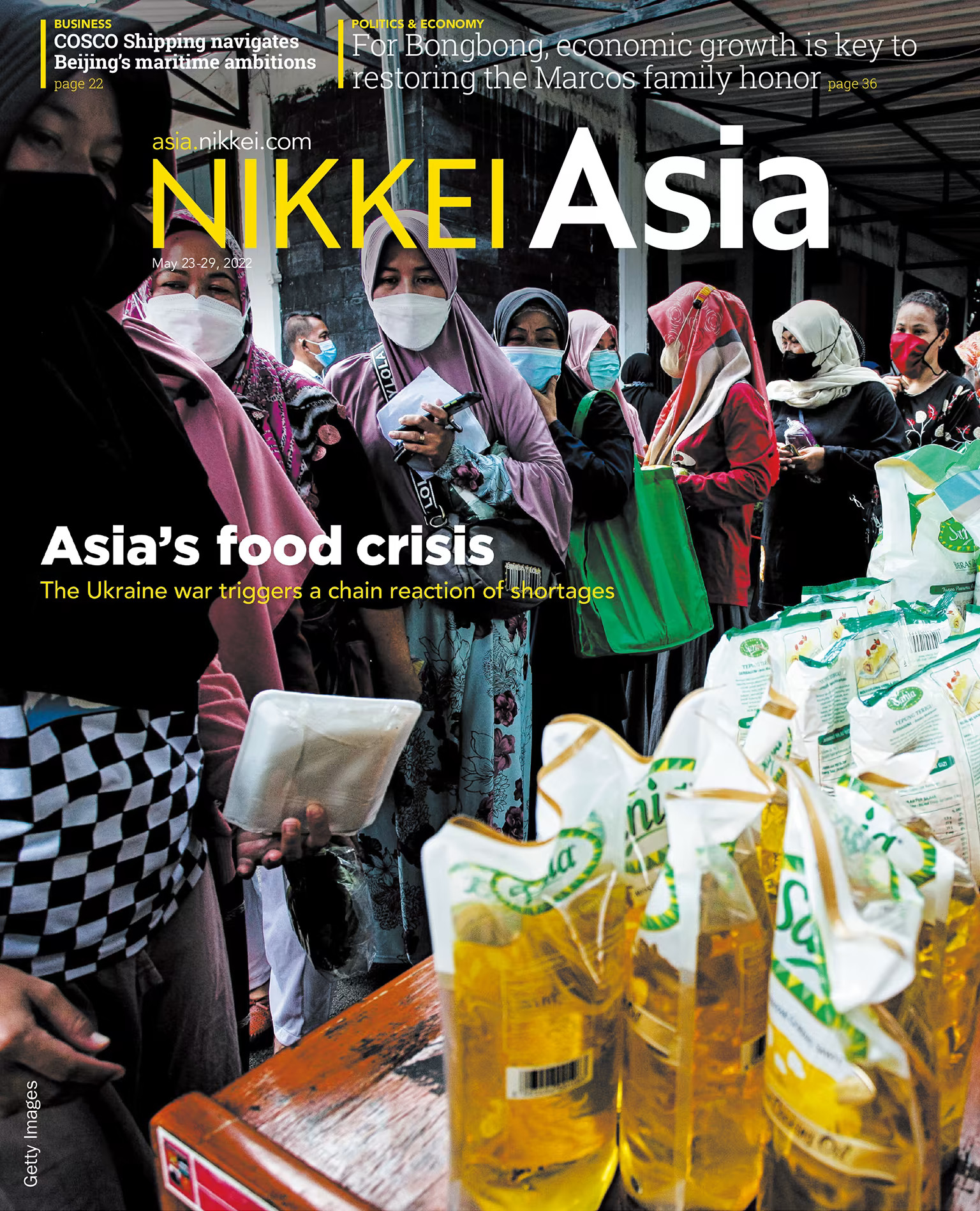 Nikkei Asian Review: Nikkei Asia - 2022: ASIA'S FOOD CRISIS - 21.22 tạp chí kinh tế nước ngoài, nhập khẩu từ Singapore