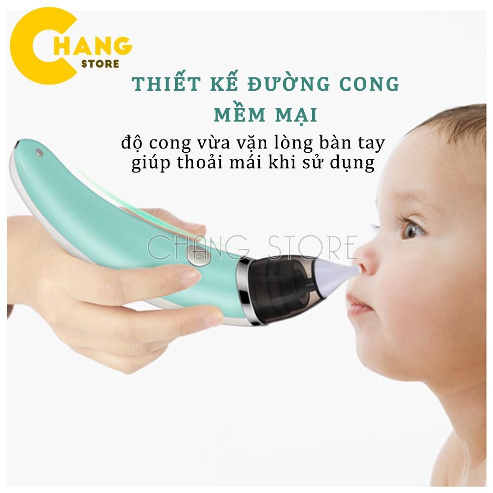 Máy Hút Mũi Đầu Mềm Cầm Tay Thông Minh Pin Sạc Cho Bé .