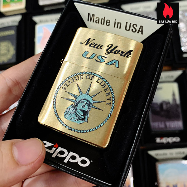 Bật Lửa Zippo 204B Statue Of Liberty