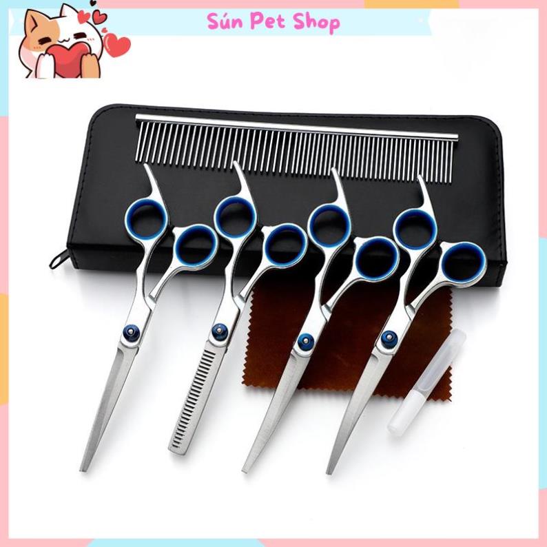 Bộ kéo cắt tỉa lông cho chó mèo tiện dụng