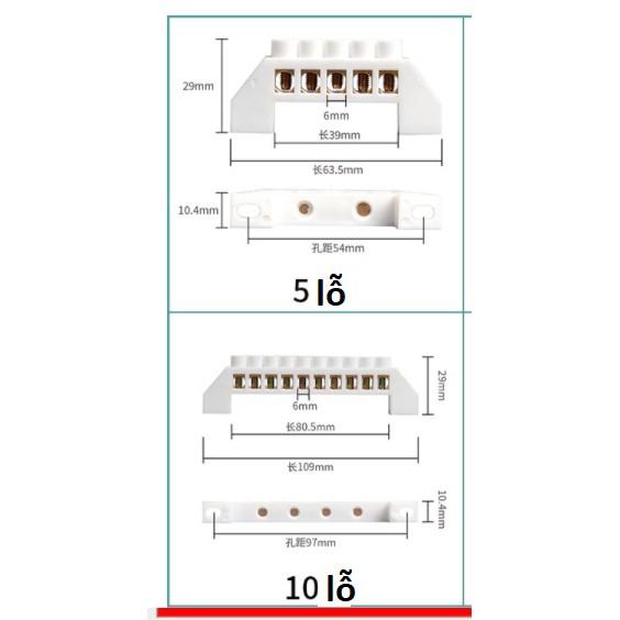 Cầu đấu trung tính - cầu mát 5P / 7P/ 10P