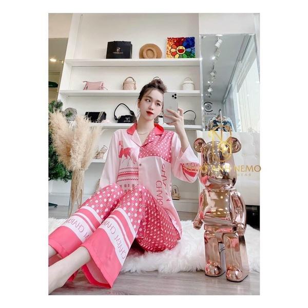 Bộ Lụa Thiết Kế QC in Full 5D siêu đẹp size dưới 60kg