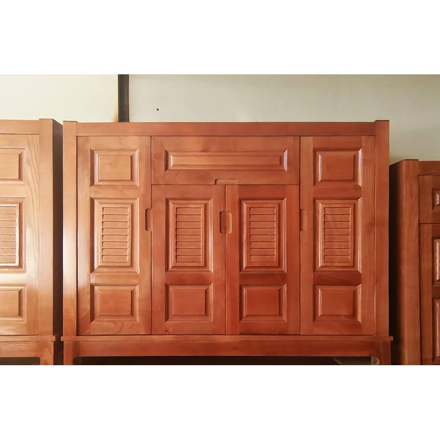 Tủ giầy gỗ xoan 4 cánh đẹp