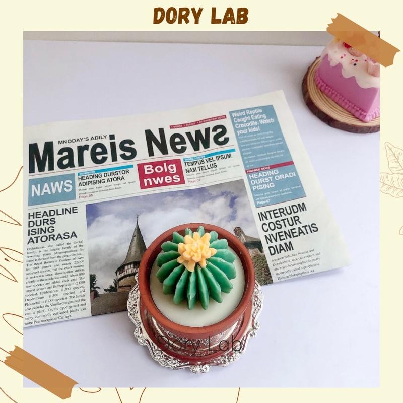 Nến Thơm Handmade Chậu Xương Rồng Nhiều Mẫu, Trang Trí Theo Yêu Cầu - Dory Lab