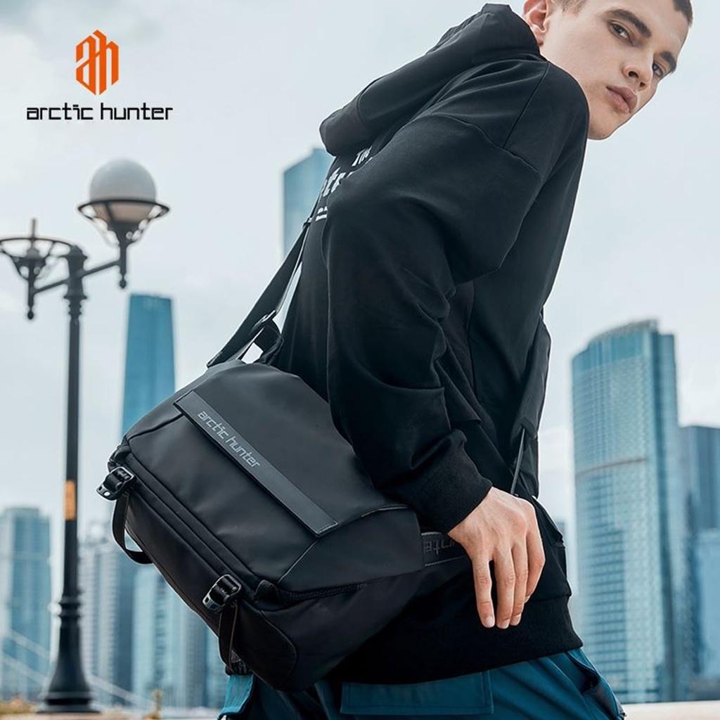 Túi đeo chéo, đeo hông nam Arctic Hunter K00152 chất liệu Oxford chống thấm nước, thiết kế nhiều ngăn tiện dụng