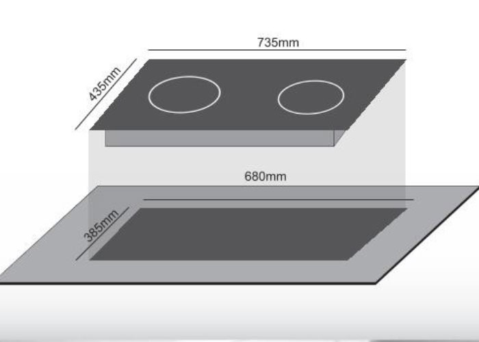 Bếp Từ 2 Vùng Nấu Canaval CA-9959 Điều Khiển Cảm Ứng, Mặt Kính Schott Ceran, Công Nghệ ECO Green, Công Nghệ Inverter, Chức Năng Booster 2800W - Hàng Chính Hãng