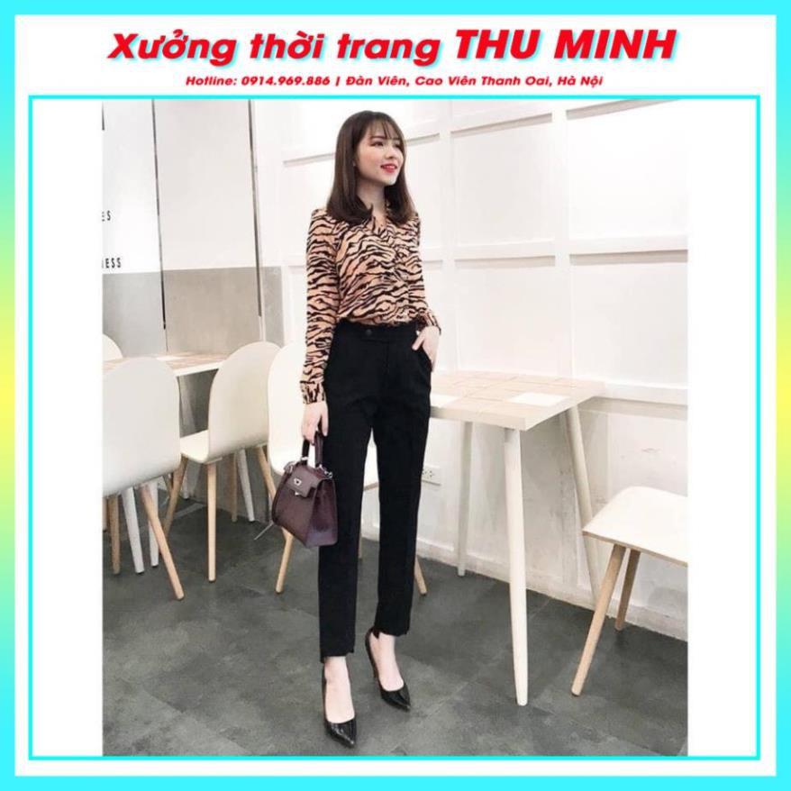 Quần Baggy Tây nữ BIG SIZE Gấu Lệch vải tuyết mưa đẹp