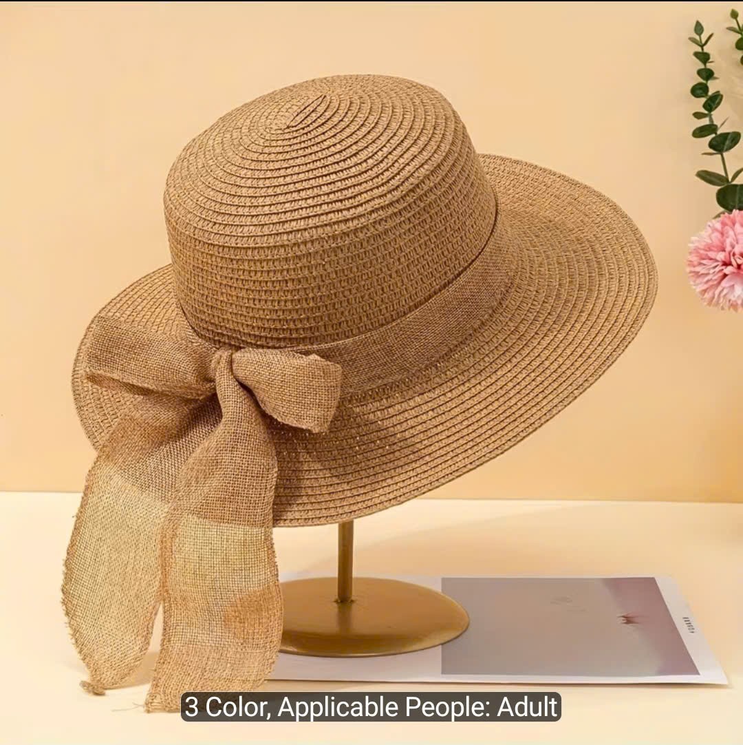 Mũ Cói Nữ Mùa Hè Nón Đi Biển Phong Cách Thời Trang Hàn Quốc Kích thước vành mũ 6cm, vòng đầu từ 57-59cm có thể điều chỉnh vòng đầu dây rút bên trong dona220626