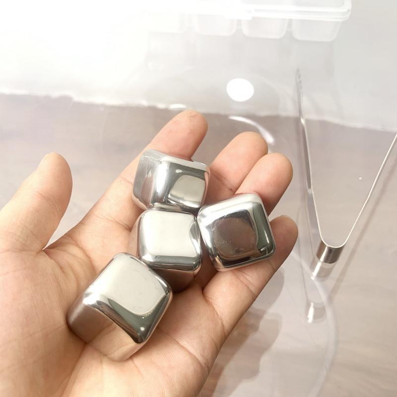 Đá viên vĩnh cữu inox 304 làm lạnh đồ uống 27mm x 27mm