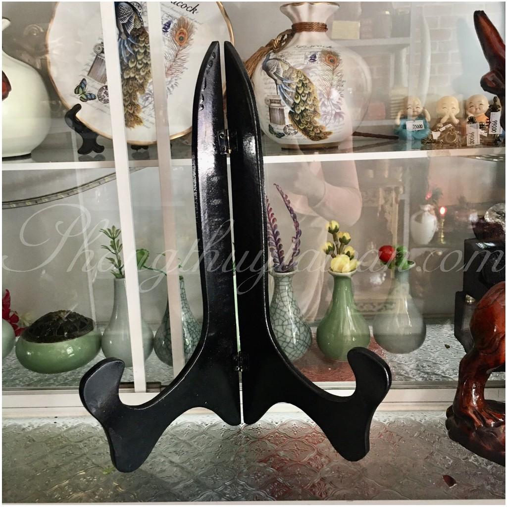 Đế Kẹp Gỗ màu Đen 20cm, 30cm, 35cm - Đế kê(liểng thờ,bài vị