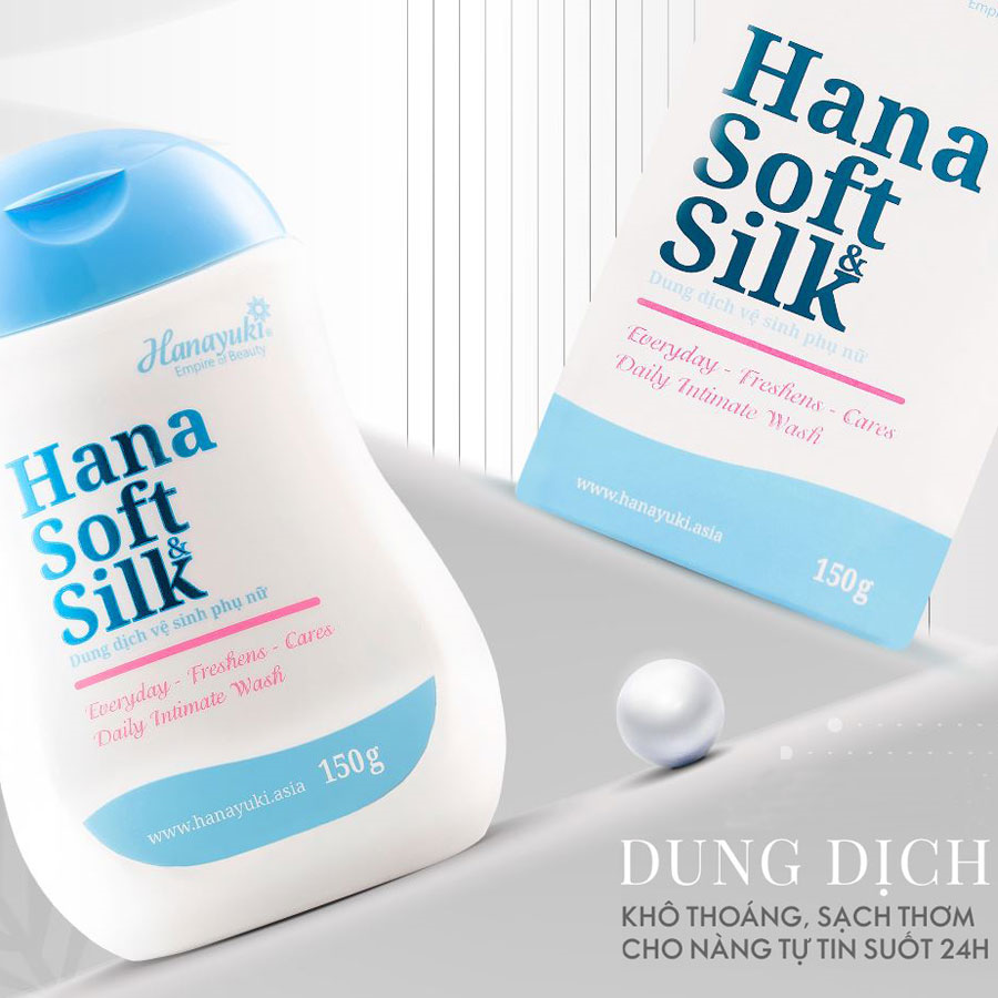 Dung Dịch Vệ Sinh Giành Cho Nữ & Nam Hanayuki - Hana Soft Silk 150g Màu Xanh ( HÀNG CHÍNH HÃNG )