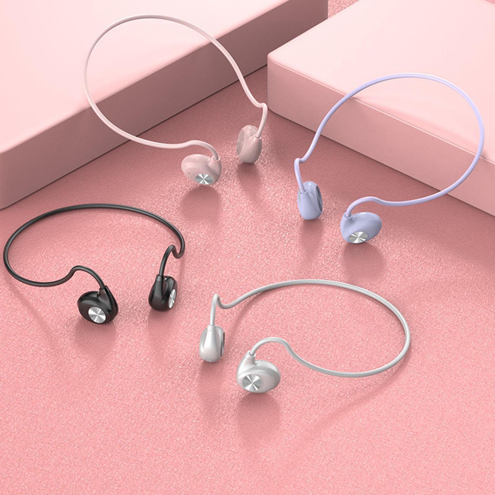 Earphone with Microphone Sports Hiking Headphone Black