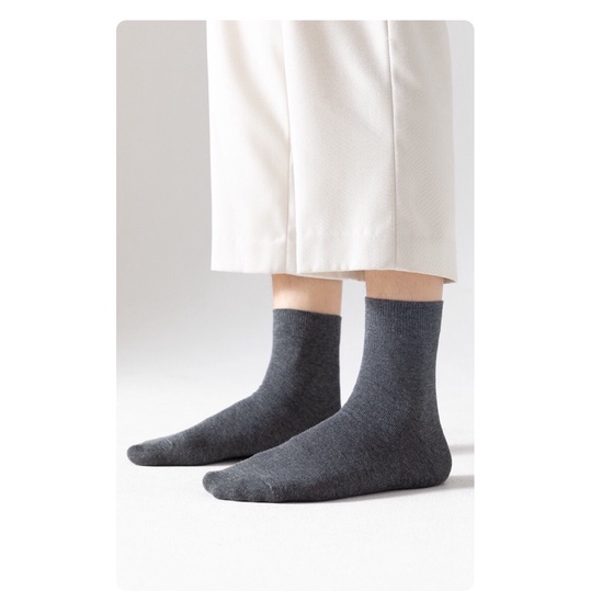 Tất nam, vớ nam cao cổ hàng cotton, thoáng khí, thấm hút cực tốt