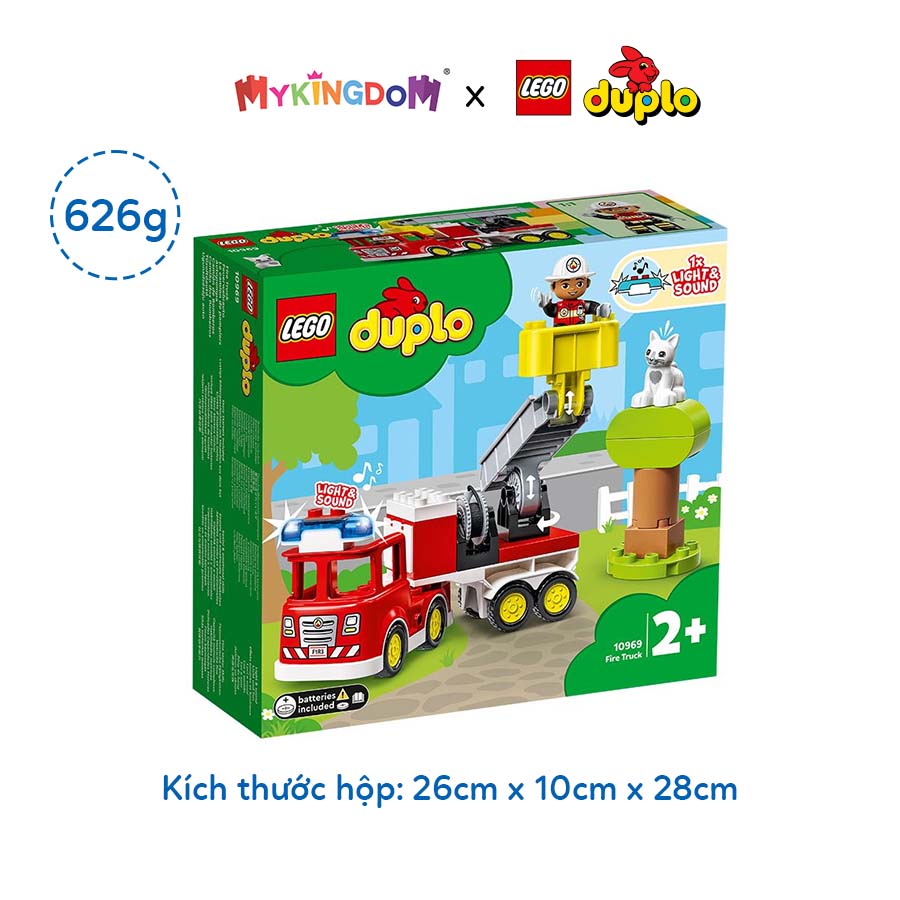 Đồ Chơi LEGO DUPLO Xe Cứu Hỏa 10969 (21 chi tiết)