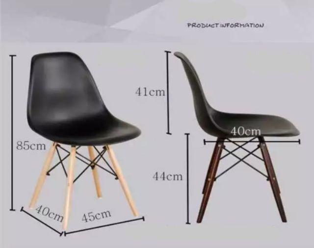 GHẾ cafe nhựa EAMES....