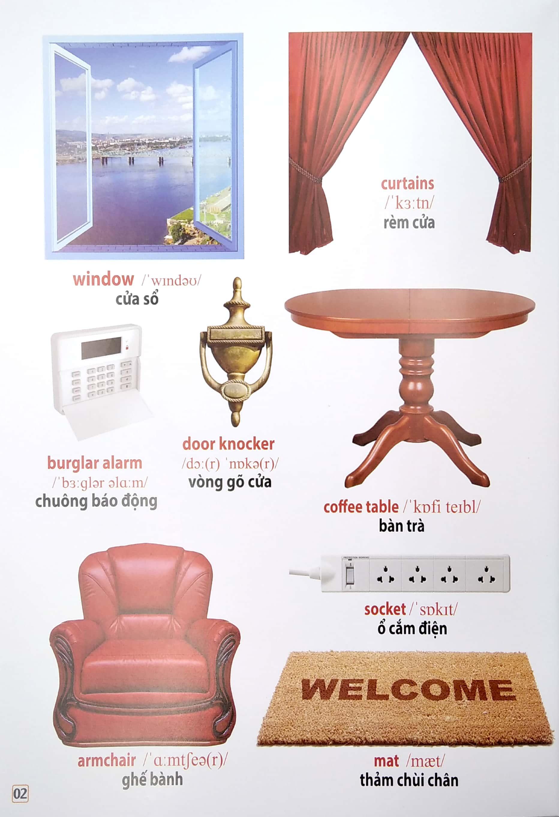 Từ Điển Bằng Hình - Đồ Dùng Gia Đình