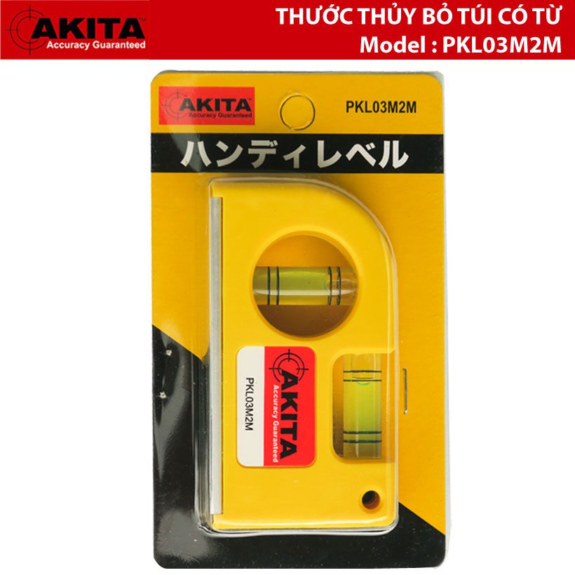 Thước thủy bỏ túi 3&quot; Akita