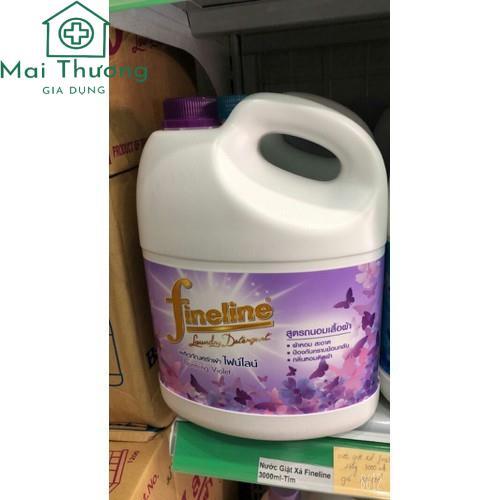 Combo 4 Can Nước Giặt Quần Áo FINELINE Thái Lan Chính Hãng Vừa giặt Vừa Xả Tiết Kiệm Chi Phí