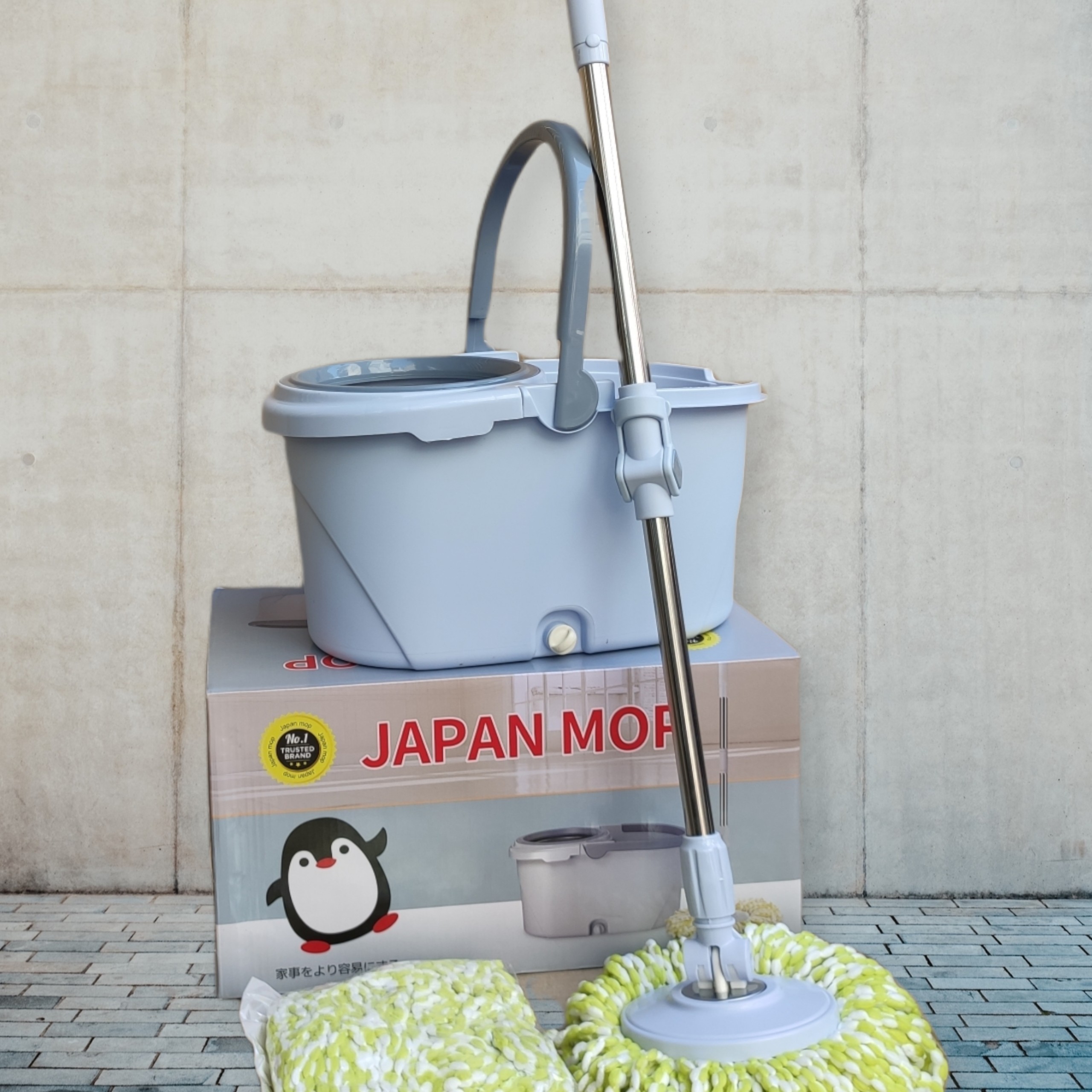 Bộ lau nhà chim cánh cụt JAPAN Mop hàng xuất nhật