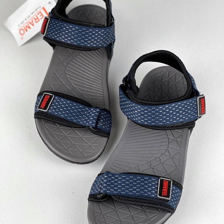 Giày sandal, dép sandal nam Teramo đế cao su nguyên chất, siêu nhẹ, quai dù chắc chắn, đế có rãnh chống trượt an toàn, TRM HỌA TIẾT