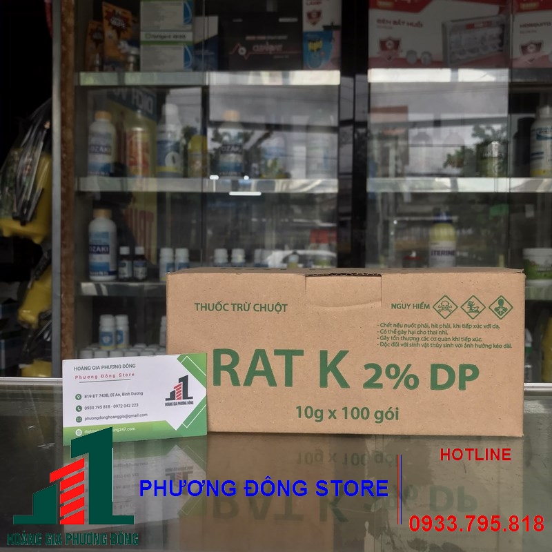Thuốc diệt chuột RAT K 2%DP