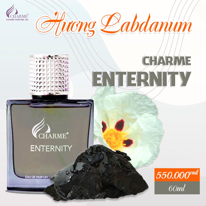 Nước hoa nam cao cấp, Charme Enternity, lưu hương lâu, hương thơm nam tính, mạnh mẽ, phù hợp phái mạnh, 60ml