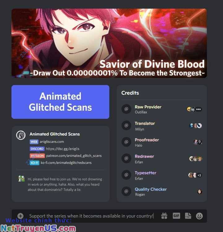 Huyết Thánh Cứu Thế Chủ~ Ta Chỉ Cần 0.0000001% Đã Trở Thành Vô Địch chapter 55 1