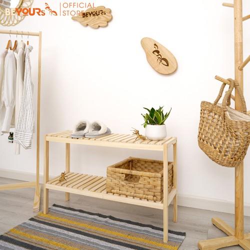 Bộ Phòng Ngủ BEYOURs 02 A Hanger Nội Thất Kiểu Hàn Lắp Ráp - Màu Gỗ Tự Nhiên