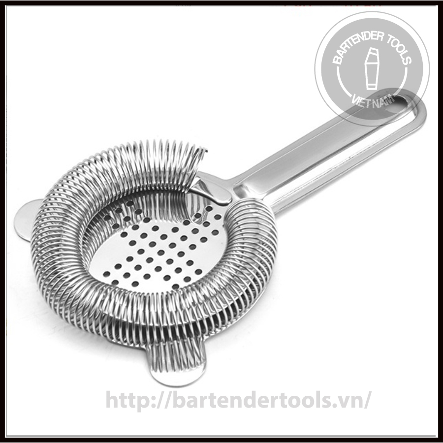 Dụng cụ chặn đá inox dáng tai mèo - Cocktail Strainer