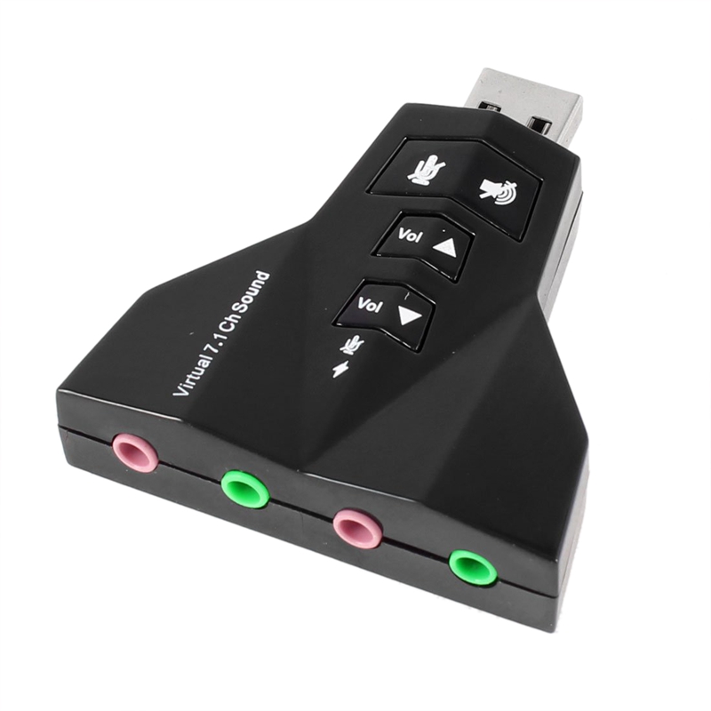 USB Sound 7.1 3D Hình phi thuyền - JL - HÀNG CHÍNH HÃNG