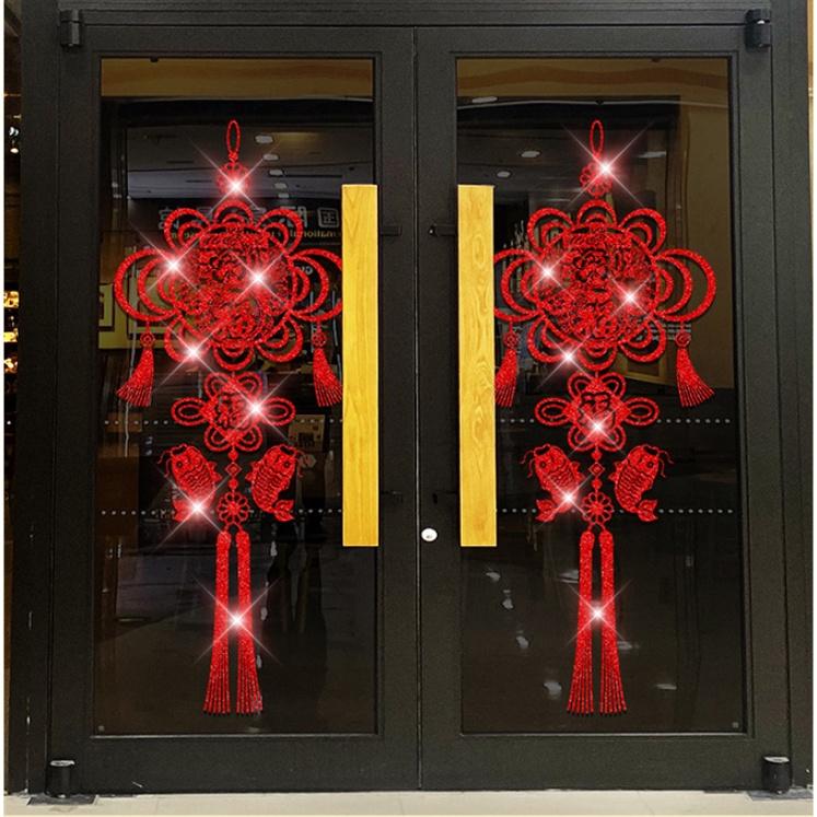 Decal hít tĩnh điện trang trí dán tết - XUÂN PHÚC TRÀN ĐẦY MẪU MỚI