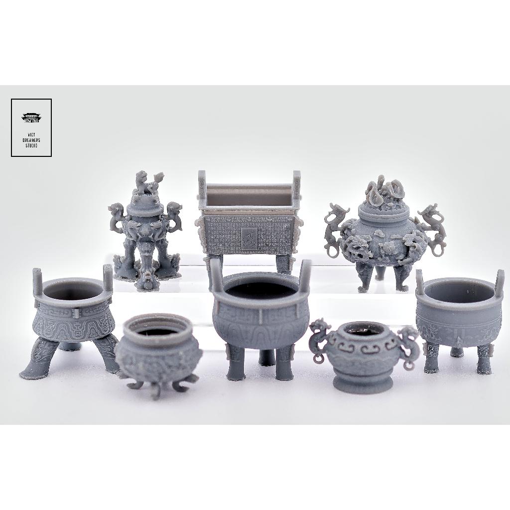 Mô Hình Lư Hương MINI - bán cạn - bể cá - hòn non bộ - terrarium - tinh xảo - chất lượng cao