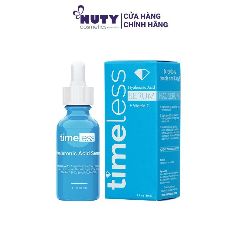 Tinh Chất Dưỡng Ẩm Làm Trắng Da Timeless Hyaluronic Acid + Vitamin C