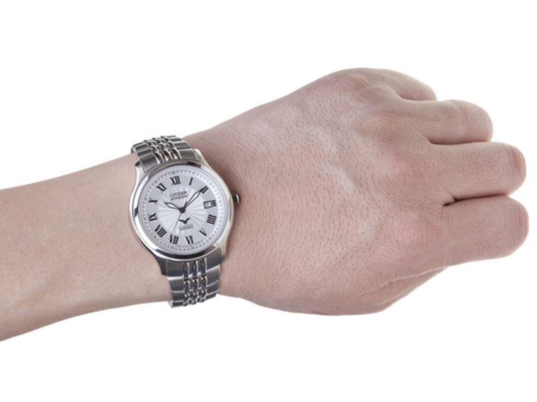 Đồng Hồ Nam Citizen Dây Thép Không Gỉ NJ2166-55A - Mặt Trắng