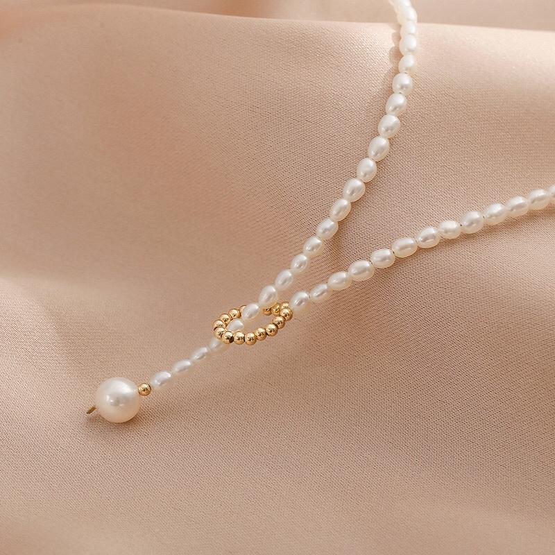Dây Chuyền Hạt Gạo 4 Ly Dễ Thương - Trường Thịnh Ngọc Trai