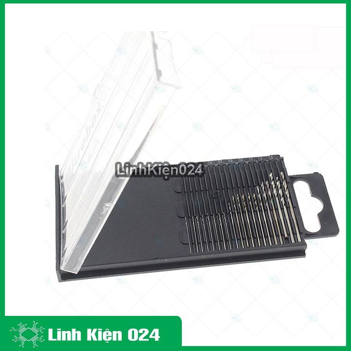 Hộp 20 Mũi Khoan Kim Loại HSS Mini Cao Cấp Siêu Cứng Siêu Sắc (0.3-1.6mm)